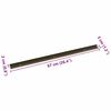 vidaXL Προστατευτικά ακμών σκάλας 10 pcs Καφέ 67 cm Αλουμίνιο