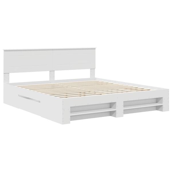 vidaXL &Sigma;&kappa;&epsilon;&lambda;&epsilon;&tau;ό&sigmaf; &Kappa;&rho;&epsilon;&beta;&alpha;&tau;&iota;&omicron;ύ &Lambda;&epsilon;&upsilon;&kappa;ό 200 x 200 cm &Epsilon;&pi;&epsilon;&xi;&epsilon;&rho;&gamma;&alpha;&sigma;&mu;έ&nu;&omicron; &xi;ύ&lambda;&omicron;