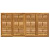 vidaXL Σέτ φαγητού για κήπο 7 pcs Γκρι και καφέ 180 x 90 x 75 cm