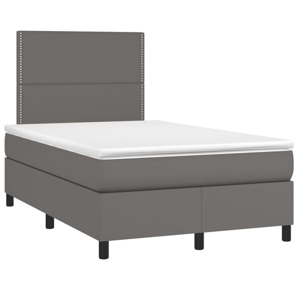 vidaXL &Kappa;&rho;&epsilon;&beta;ά&tau;&iota; Boxspring &mu;&epsilon; &Sigma;&tau;&rho;ώ&mu;&alpha; &Gamma;&kappa;&rho;&iota; 120x190&epsilon;&kappa;. &alpha;&pi;ό &Sigma;&upsilon;&nu;&theta;&epsilon;&tau;&iota;&kappa;ό &Delta;έ&rho;&mu;&alpha;