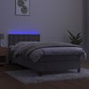 vidaXL &Kappa;&rho;&epsilon;&beta;ά&tau;&iota; Boxspring &mu;&epsilon; &Sigma;&tau;&rho;ώ&mu;&alpha; & LED &Alpha;&nu;.&Gamma;&kappa;&rho;&iota; 100x200 &epsilon;&kappa;. &Beta;&epsilon;&lambda;&omicron;ύ&delta;&iota;&nu;&omicron;