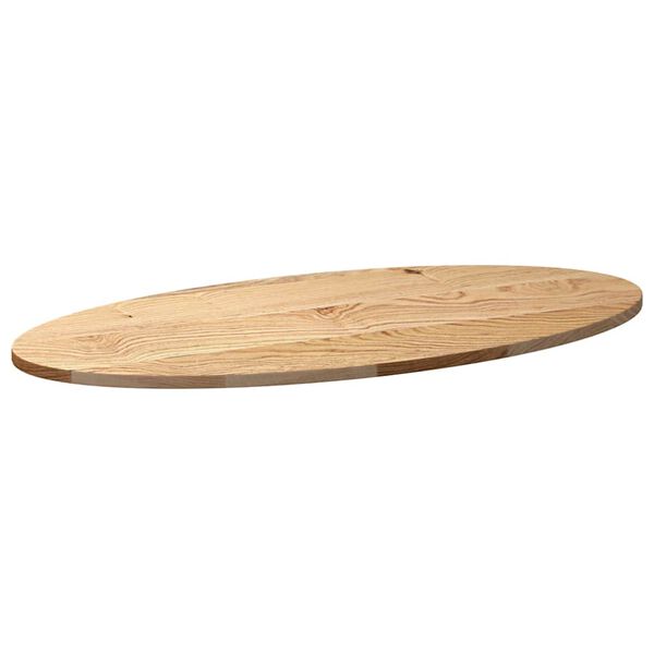 vidaXL Επιτραπέζια επιφάνεια 100x50x2 cm μασίφ ξύλο δρυς οβάλ