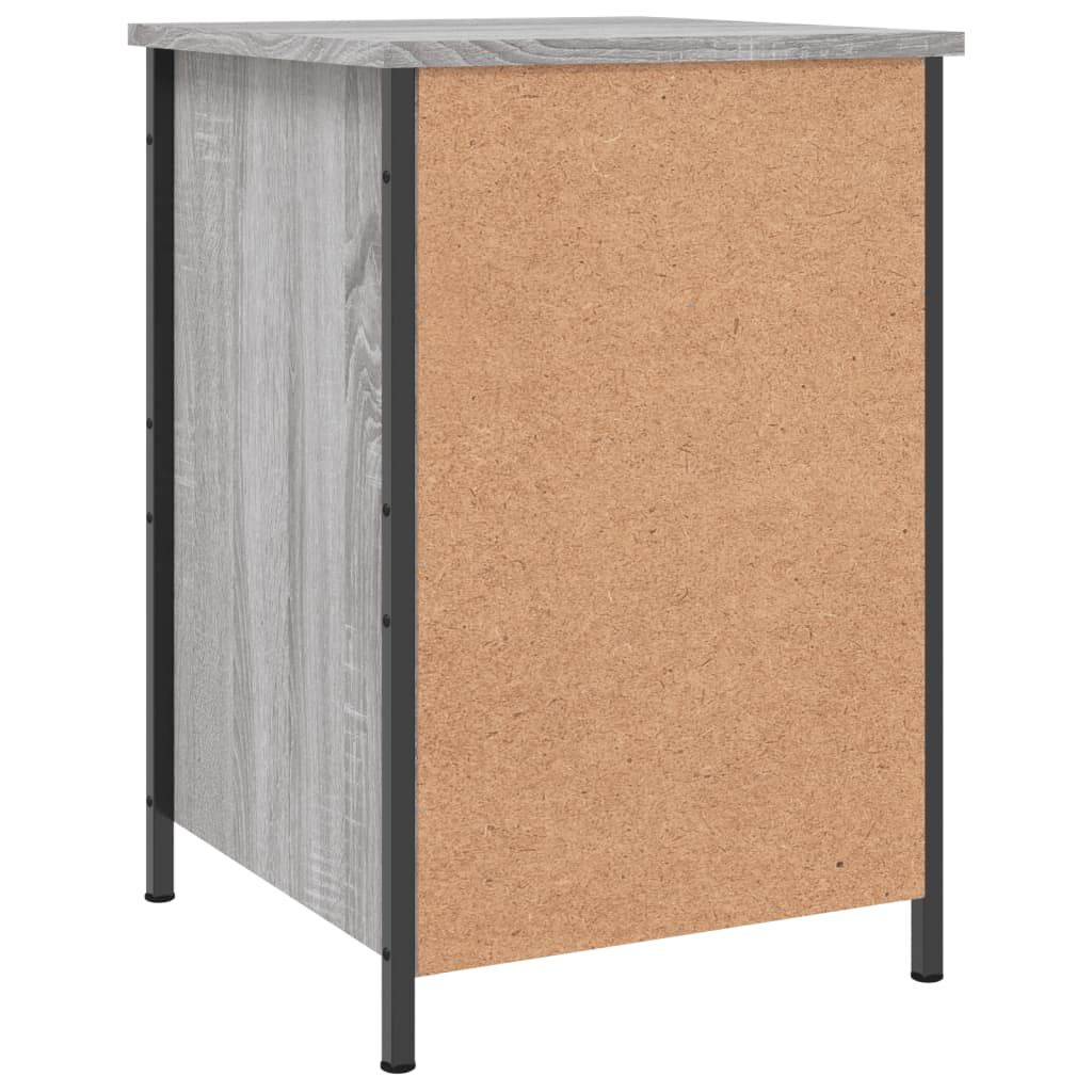 vidaXL Κομοδίνα 2 τεμ. Γκρι Sonoma 40x42x60εκ. από Επεξεργασμένο Ξύλο