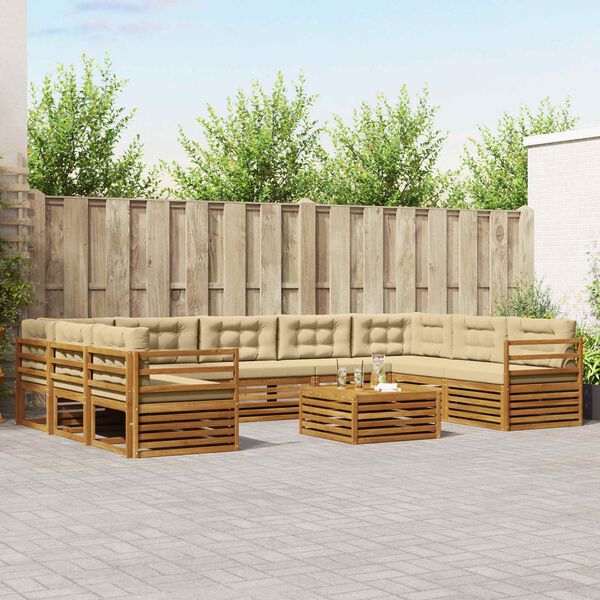 vidaXL &Sigma;&epsilon;&iota;&rho;ά &Kappa;&alpha;&nu;&alpha;&pi;έ &Epsilon;&xi;&omega;&tau;&epsilon;&rho;&iota;&kappa;&omicron;ύ &mu;&epsilon; &mu;&alpha;&xi;&iota;&lambda;ά&rho;&iota; 10 pcs &Phi;&upsilon;&sigma;&iota;&kappa;ό &kappa;&alpha;&iota; &Mu;&pi;&epsilon;&zeta;