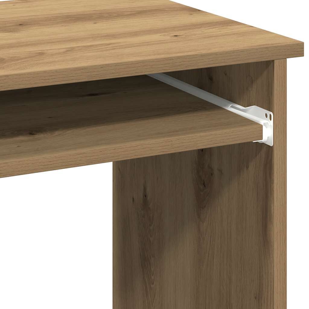 vidaXL Γραφείο με Ράφια Αρτισιανή Δρυς 184x40x78 εκ Επεξεργασμένο Ξύλο