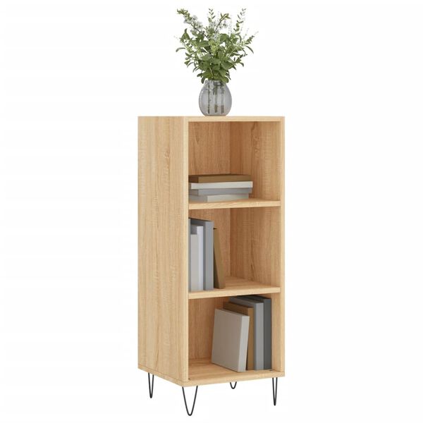 vidaXL Ντουλάπι Sonoma Δρυς 34,5x32,5x90 εκ. από Επεξεργασμένο Ξύλο