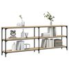 vidaXL Κονσόλα Τραπεζιού Sonoma Δρυς 200 x 29 x 75 εκ. από Τεχνητό Ξύλο