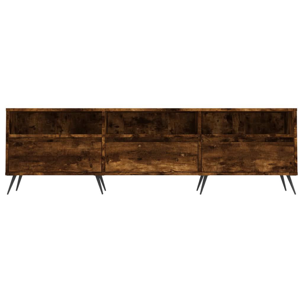 vidaXL Έπιπλο Τηλεόρασης Καπνιστή Δρυς 150x30x44,5 εκ. Επεξ. Ξύλο