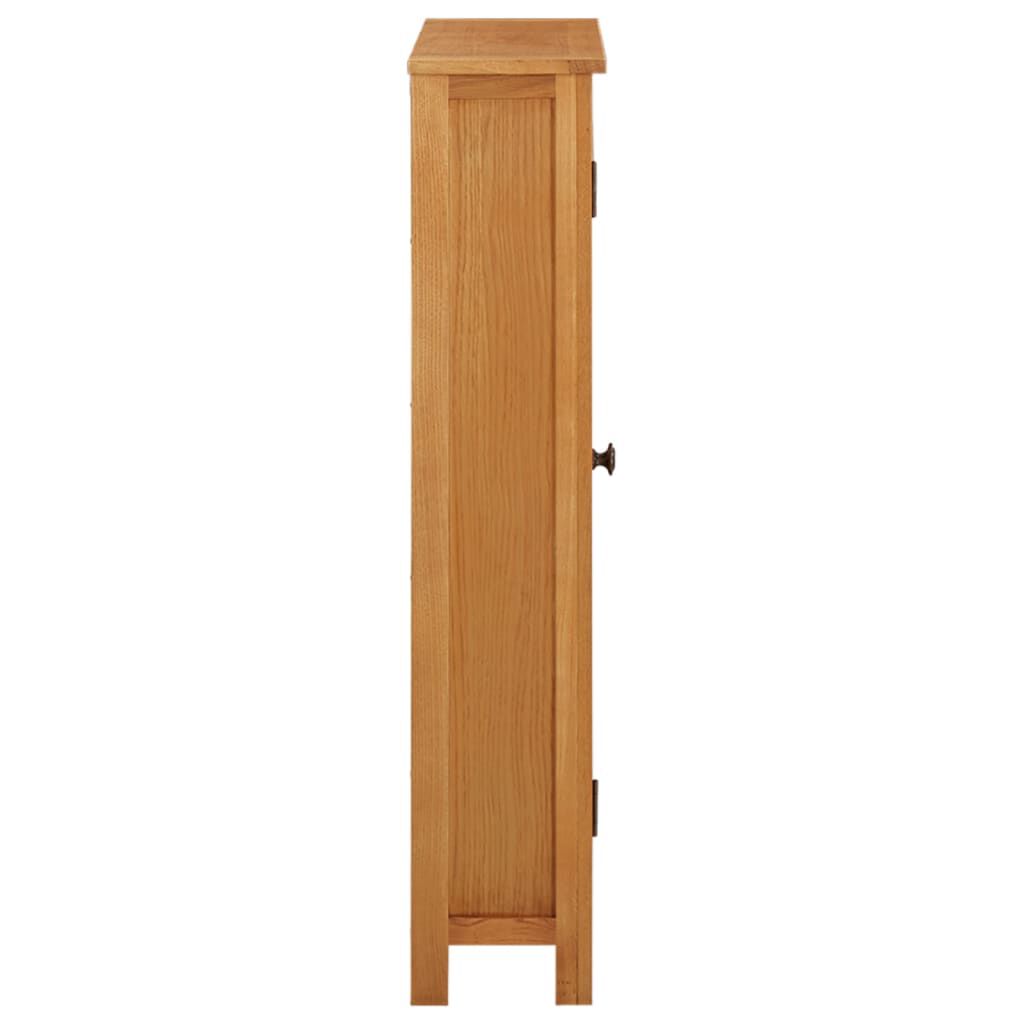 vidaXL Ντουλάπα Αποθήκευσης 50 x 22 x 110 εκ. από Μασίφ Ξύλο Δρυός