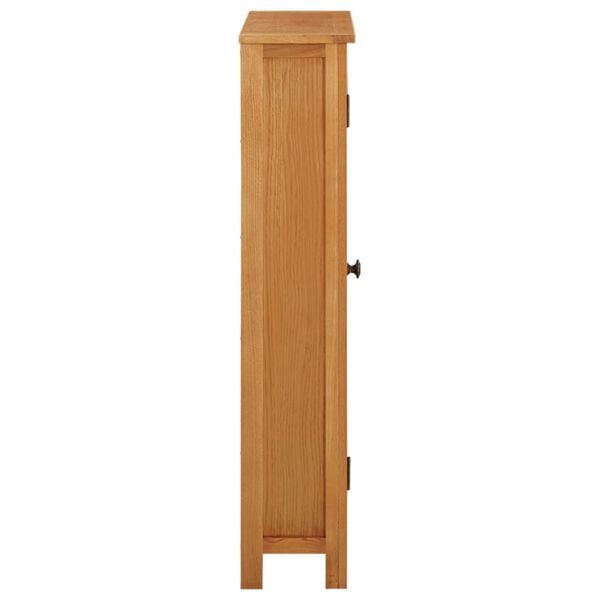 vidaXL Ντουλάπα Αποθήκευσης 50 x 22 x 110 εκ. από Μασίφ Ξύλο Δρυός