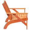 vidaXL Καρέκλα κήπου Adirondack Wax Brown 75x77x77 cm