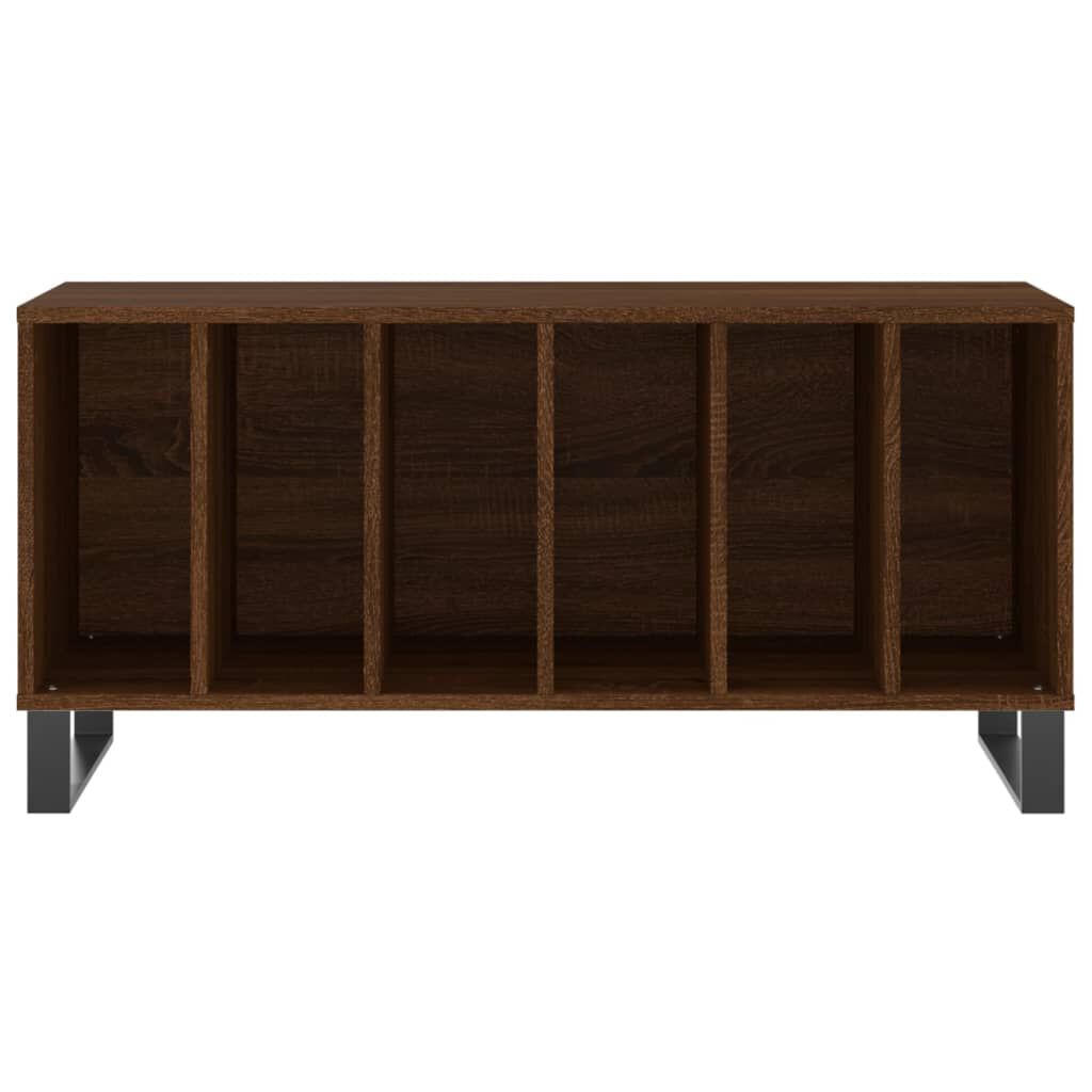 vidaXL Έπιπλο Δίσκων Καφέ Δρυς 100x38x48 εκ. από Επεξεργασμένο Ξύλο