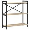 vidaXL &Rho;ά&phi;&iota; &Beta;&iota;&beta;&lambda;ί&omega;&nu; 80 x 30 x 85 cm &Epsilon;&pi;&epsilon;&xi;&epsilon;&rho;&gamma;&alpha;&sigma;&mu;έ&nu;&omicron; &Xi;ύ&lambda;&omicron; &Delta;&rho;ύ&sigmaf; Sonoma