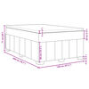 vidaXL &Kappa;&rho;&epsilon;&beta;ά&tau;&iota; Boxspring &mu;&epsilon; &Sigma;&tau;&rho;ώ&mu;&alpha; &Mu;&alpha;ύ&rho;&omicron; 120x200 &epsilon;&kappa;. &Upsilon;&phi;&alpha;&sigma;&mu;ά&tau;&iota;&nu;&omicron;