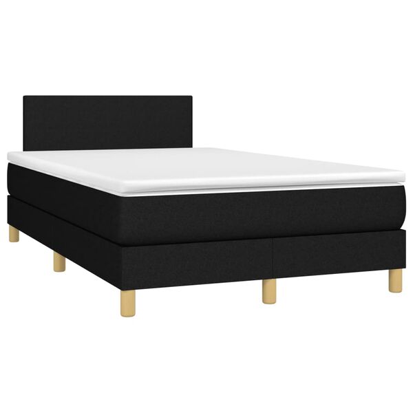 vidaXL &Kappa;&rho;&epsilon;&beta;ά&tau;&iota; Boxspring &mu;&epsilon; &Sigma;&tau;&rho;ώ&mu;&alpha; &Mu;&alpha;ύ&rho;&omicron; 120x190 &epsilon;&kappa;. &Upsilon;&phi;&alpha;&sigma;&mu;ά&tau;&iota;&nu;&omicron;