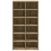 vidaXL Ράφι παπουτσιών Artisan Oak 54x34x100,5 cm Κατασκευασμένο ξύλο