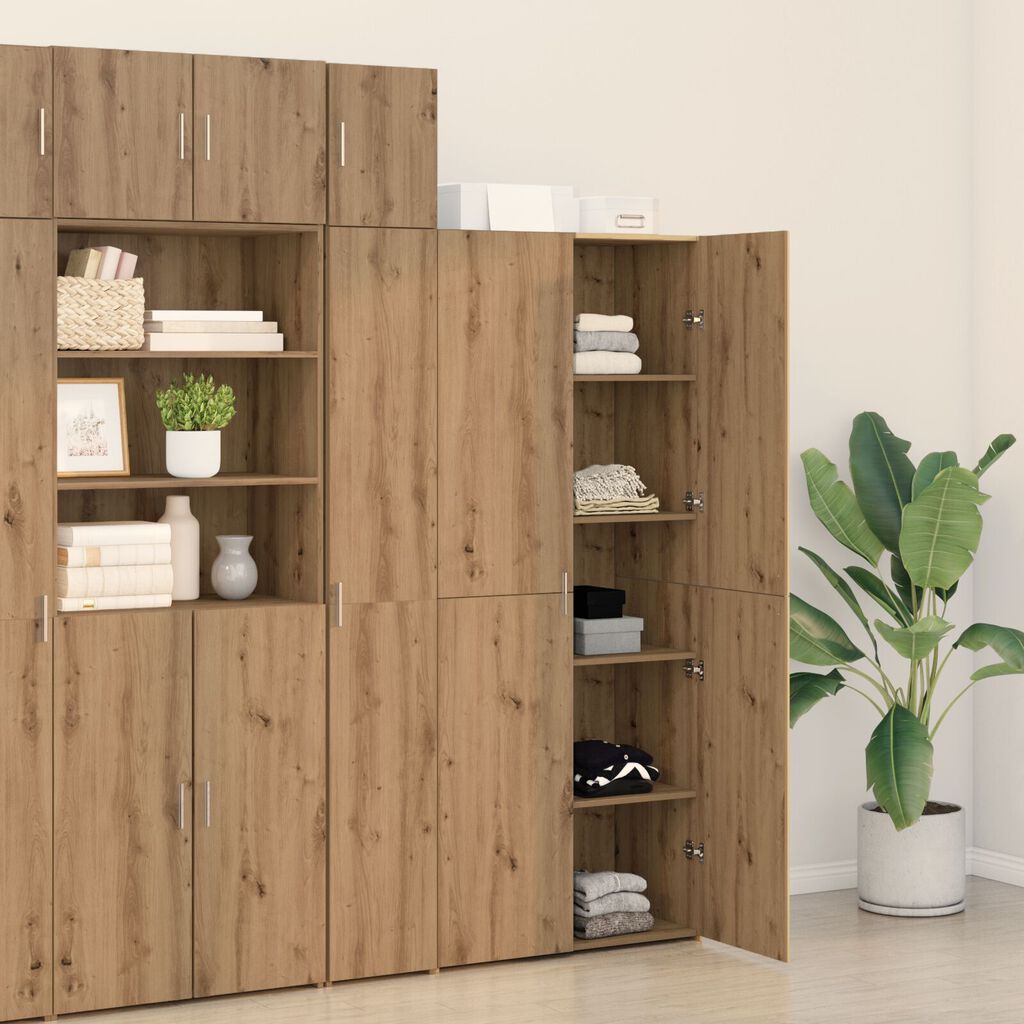vidaXL Highboard Artisan Oak 40x42.5x185 εκ. από κατασκευασμένο ξύλο