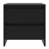 vidaXL Κομοδίνο Μαύρο 45 x 34,5 x 44,5 εκ. από Μοριοσανίδα