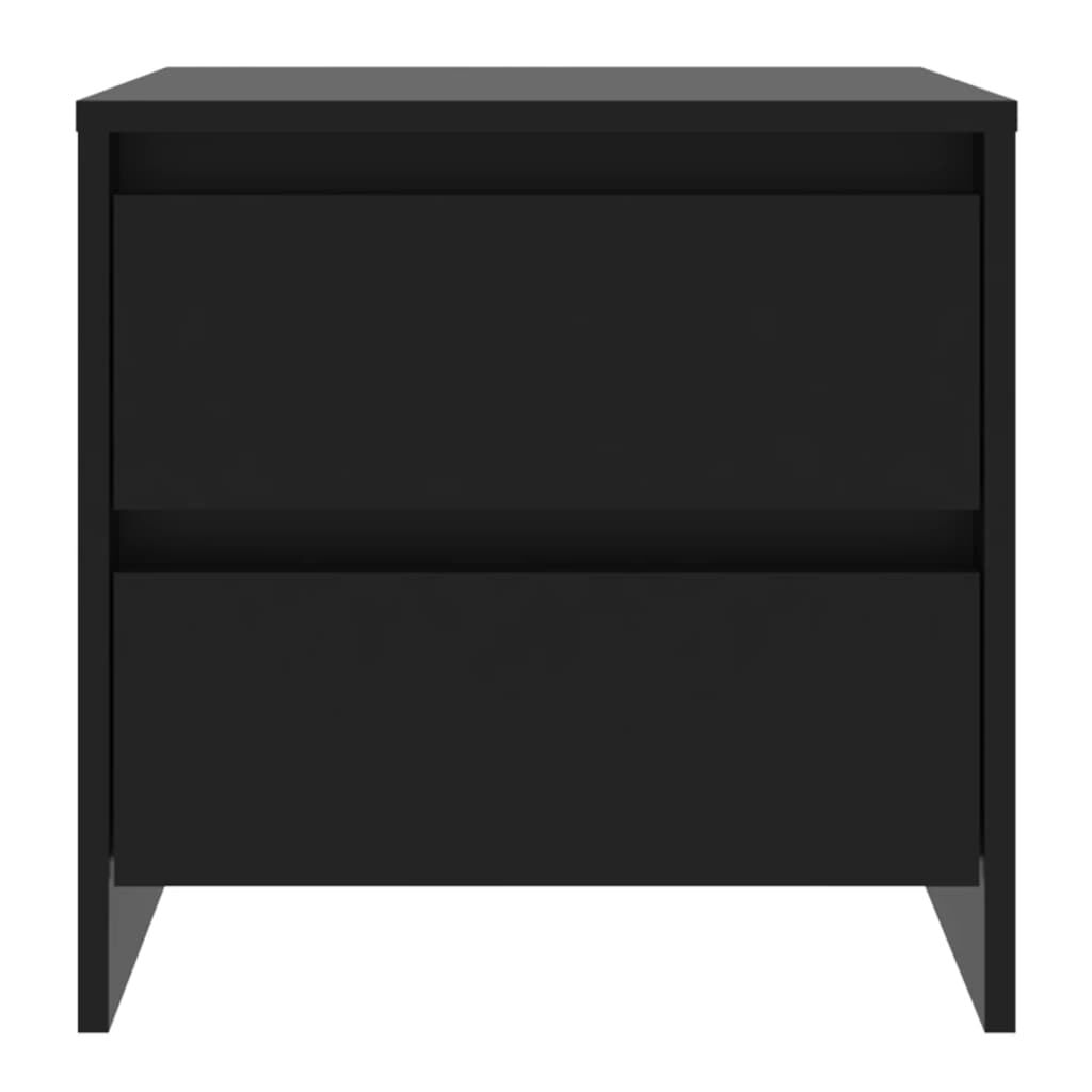 vidaXL Κομοδίνο Μαύρο 45 x 34,5 x 44,5 εκ. από Μοριοσανίδα