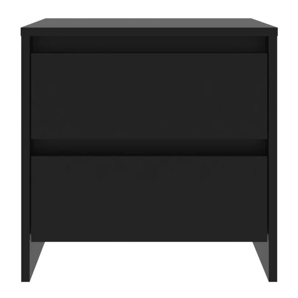 vidaXL Κομοδίνο Μαύρο 45 x 34,5 x 44,5 εκ. από Μοριοσανίδα