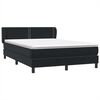 vidaXL Box Spring &Kappa;&rho;&epsilon;&beta;ά&tau;&iota; &mu;&epsilon; &sigma;&tau;&rho;ώ&mu;&alpha; &Mu;&alpha;ύ&rho;&omicron; 160x220 cm &Beta;&epsilon;&lambda;&omicron;ύ&delta;&iota;&nu;&omicron;