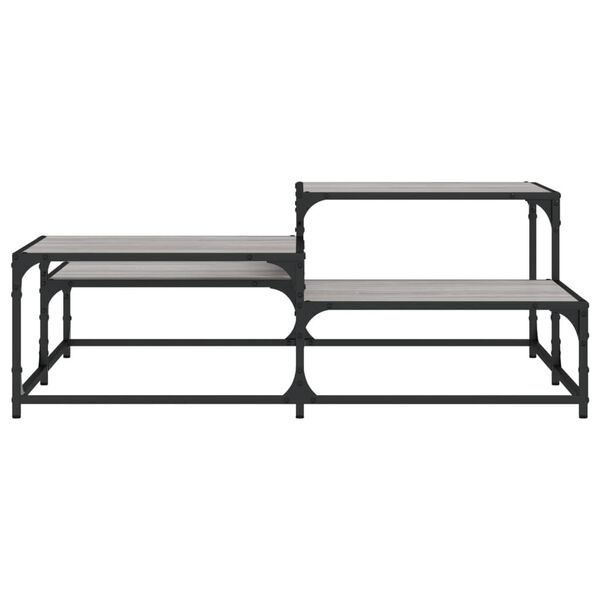 vidaXL Τραπεζάκι Σαλονιού Γκρι Sonoma 107 x 107 x 40 εκ. Επεξεργ. Ξύλο