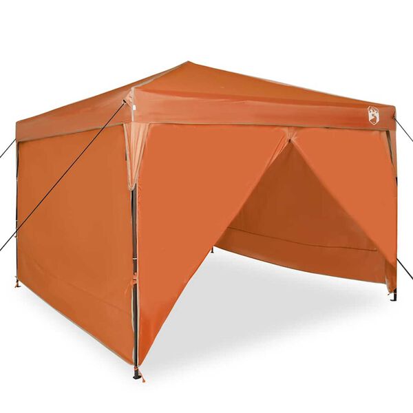 vidaXL Σκηνή Canopy Pop-up Πορτοκαλί 300 x 300 cm ύφασμα