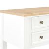 vidaXL Γραφείο Λευκό 109,5 x 45 x 77,5 εκ. Ξύλινο