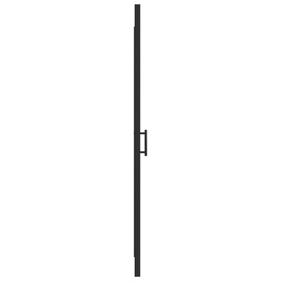 vidaXL Πόρτα Ντουζιέρας Μαύρη με Αμμοβολή 81x195 εκ. από Ψημένο Γυαλί