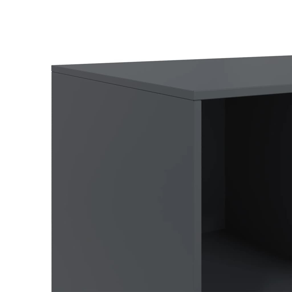 vidaXL Μπουφές Ανθρακί 99x39x73 εκ. από Ατσάλι