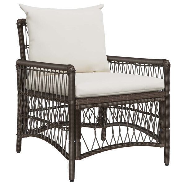 vidaXL Καρέκλα Κήπου Καφέ 60 x 70 x 78εκ συνθετικό ρατάν