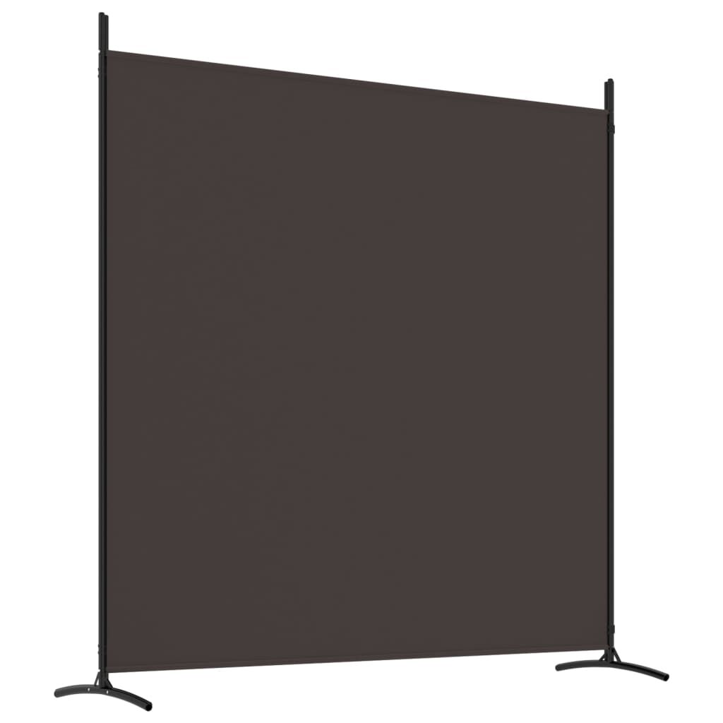 vidaXL Διαχωριστικό Δωματίου με 3 Πάνελ Καφέ 525 x 180 εκ. από Ύφασμα