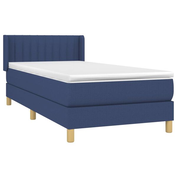 vidaXL &Kappa;&rho;&epsilon;&beta;ά&tau;&iota; Boxspring &mu;&epsilon; &Sigma;&tau;&rho;ώ&mu;&alpha; &Mu;&pi;&lambda;&epsilon; 90x190 &epsilon;&kappa;.&Upsilon;&phi;&alpha;&sigma;&mu;ά&tau;&iota;&nu;&omicron;