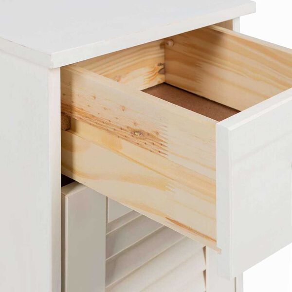 vidaXL Σετ Επίπλων Μπάνιου 2 pcs Καφέ και Λευκό 37 x 34 x 150 εκ