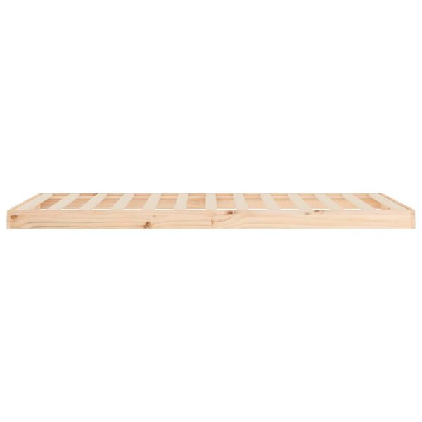 vidaXL Πλαίσιο Κρεβατιού 90 x 200 εκ. από Μασίφ Ξύλο Πεύκου