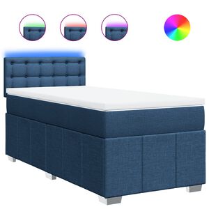 vidaXL &Kappa;&rho;&epsilon;&beta;ά&tau;&iota; Boxspring &mu;&epsilon; &Sigma;&tau;&rho;ώ&mu;&alpha; &Mu;&pi;&lambda;&epsilon; 90x200 &epsilon;&kappa;.&Upsilon;&phi;&alpha;&sigma;&mu;ά&tau;&iota;&nu;&omicron;