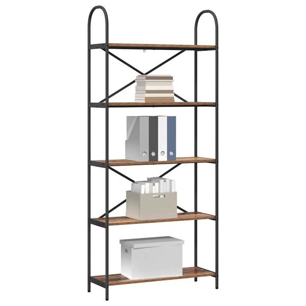 vidaXL &Rho;ά&phi;&iota; &Beta;&iota;&beta;&lambda;ί&omega;&nu; &Pi;&alpha;&lambda;&iota;ό &xi;ύ&lambda;&omicron; 80 x 30 x 183 &epsilon;&kappa; &Epsilon;&pi;&epsilon;&xi;&epsilon;&rho;&gamma;&alpha;&sigma;&mu;έ&nu;&omicron; &xi;ύ&lambda;&omicron;