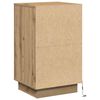 vidaXL Κομοδίνο με artisan δρυς 39 x 34.5 x 65 εκ. Επεξεργασμένο ξύλο