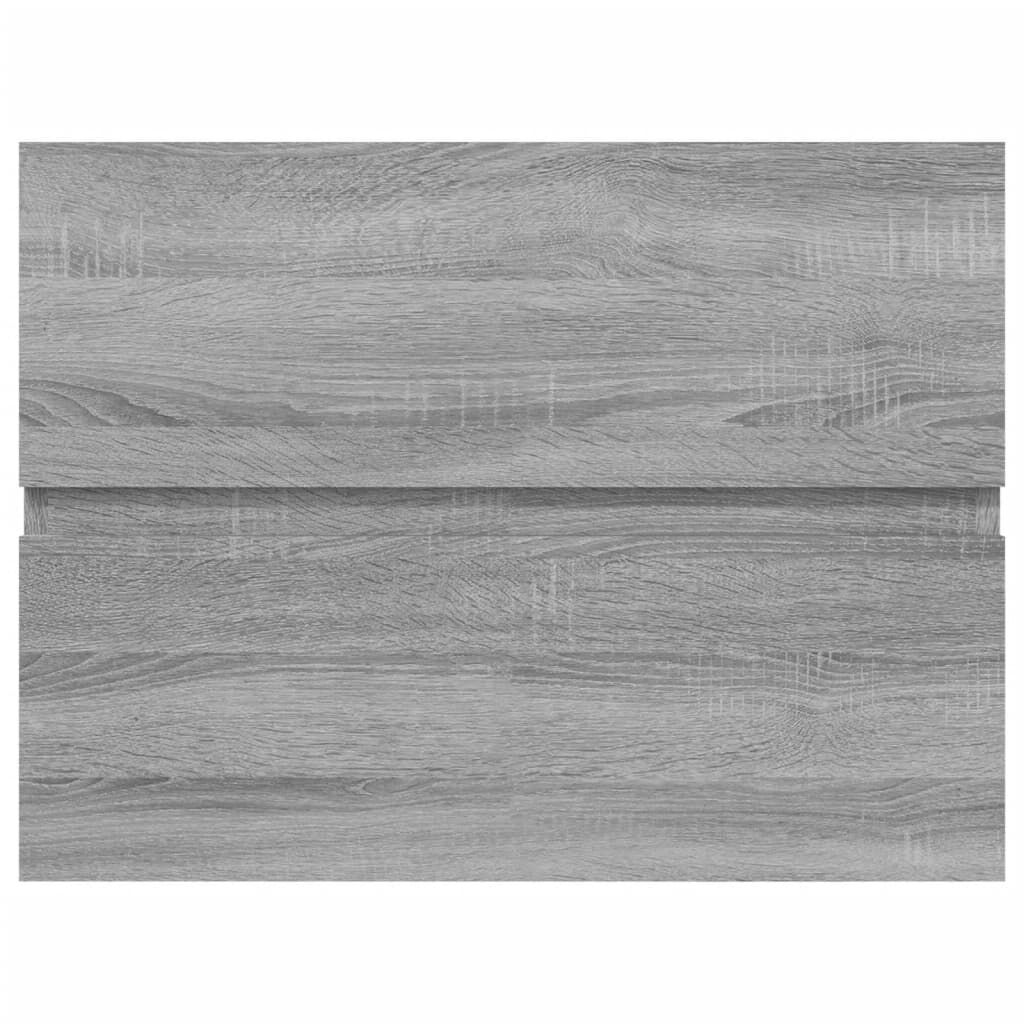 vidaXL Ντουλάπι Νιπτήρα Γκρι Sonoma 60x38,5x45 εκ. Επεξεργασμένο Ξύλο