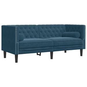 vidaXL &Kappa;&alpha;&nu;&alpha;&pi;έ&sigmaf; Chesterfield &Delta;&iota;&theta;έ&sigma;&iota;&omicron;&sigmaf; &mu;&epsilon; &Sigma;&tau;&eta;&rho;ί&gamma;&mu;&alpha;&tau;&alpha; &alpha;&pi;ό &Mu;&pi;&lambda;&epsilon; &Beta;&epsilon;&lambda;&omicron;ύ&delta;&omicron;