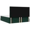 vidaXL &Omicron;&theta;&omega;&mu;&alpha;&nu;&iota;&kappa;ό &kappa;&rho;&epsilon;&beta;ά&tau;&iota; &mu;&epsilon; &sigma;&tau;&rho;ώ&mu;&alpha;&tau;&alpha;&LEDs Dark Green 180x200cm Velvet