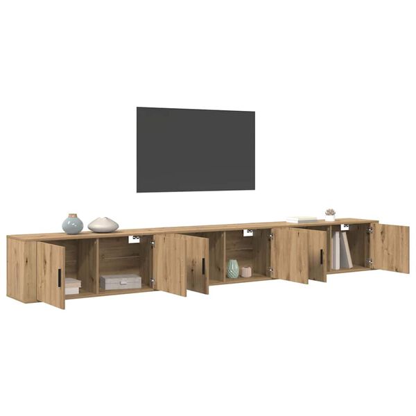 vidaXL &Sigma;&epsilon;&tau; &Beta;&alpha;&theta;&mu;&iota;&delta;&omega;&tau;ώ&nu; &Nu;&tau;&omicron;&upsilon;&lambda;&alpha;&pi;&iota;ώ&nu; &Tau;&eta;&lambda;&epsilon;ό&rho;&alpha;&sigma;&eta;&sigmaf; 3 pcs Artisan Oak