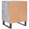 vidaXL Κομοδίνα 2 τεμ. Γκρι Σκυροδέματος 40x35x50 εκ. Επεξεργ. Ξύλο