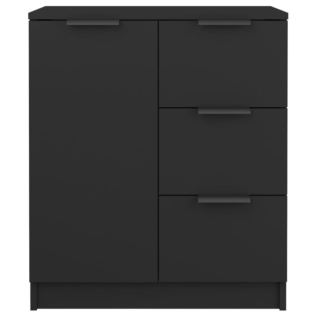 vidaXL Ντουλάπι Μαύρο 60 x 30 x 70 εκ. από Επεξεργασμένο Ξύλο