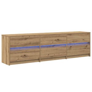 vidaXL &Mu;&omicron;&nu;ά&delta;&epsilon;&sigmaf; TV &Epsilon;&pi;&iota;&tau;&omicron;ί&chi;&iota;&omicron; 2 pcs Artisan Oak 180 x 34 x 50 &epsilon;&kappa;