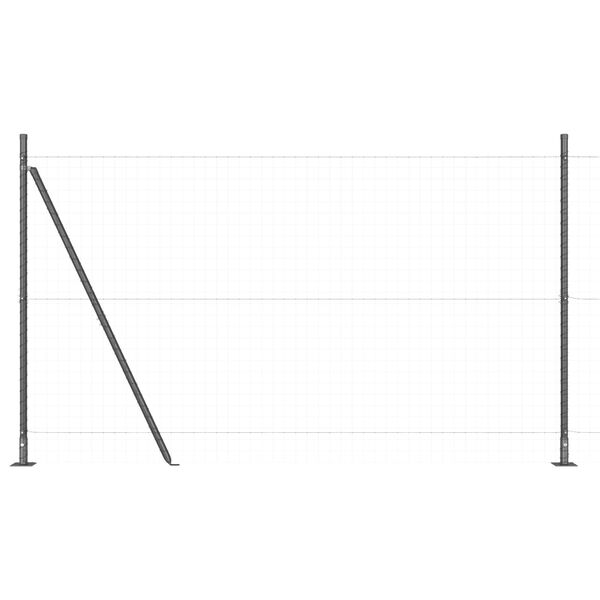 vidaXL Στυλίβες με Βάσεις 52 τεμ Ø32mm 83,5cm Γαλβανισμένος Χάλυβας