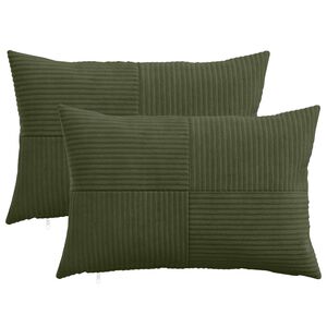 vidaXL &Kappa;ά&lambda;&upsilon;&mu;&mu;&alpha; &Mu;&alpha;&xi;&iota;&lambda;&alpha;&rho;&iota;&omicron;ύ 2 pcs ALMELO &Pi;&rho;ά&sigma;&iota;&nu;&omicron; 30 x 50 cm &kappa;&omicron;&rho;&nu;&tau;&omicron;&upsilon;&rho;ό&iota;