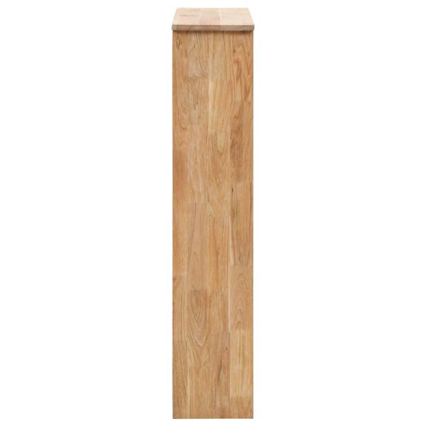 vidaXL Παπουτσοθήκη 55 x 20 x 104 εκ. από Μασίφ Ξύλο Καρυδιάς
