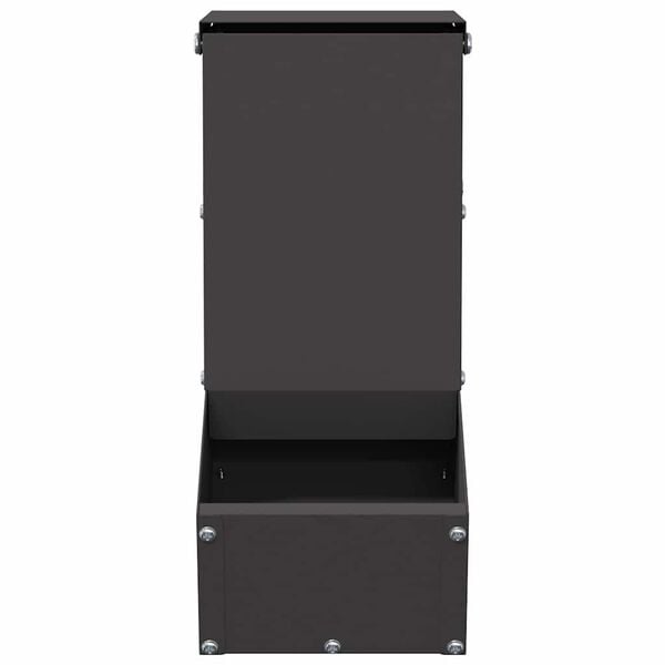 vidaXL Ταΐστρα Χαμστεριών Μαύρο 17.5 x 26 x 28.5 εκ