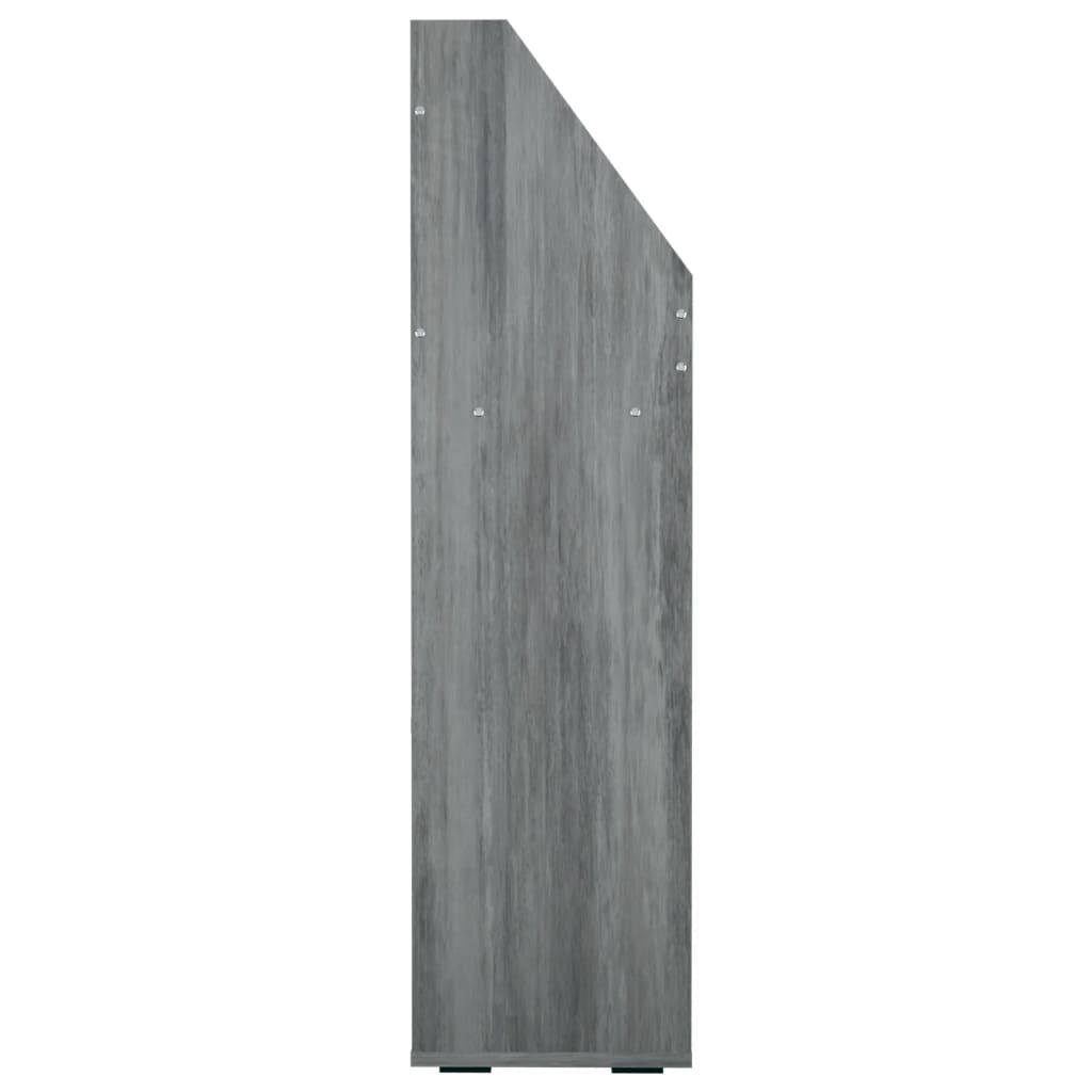 vidaXL Παιδική Ραφιέρα Περιοδικών Γκρι Σκυρ. 71x30x114εκ. Επεξ. Ξύλο